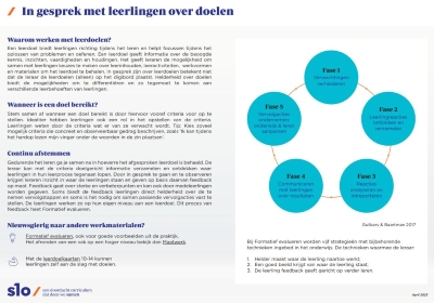 Infokaart leerlingen over doelen